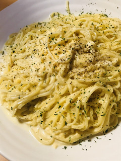 マスカルポーネの全卵カルボナーラ風パスタ-レシピのメイン写真