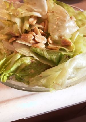 レタスとピーナツのゴマドレあえ-レシピのメイン写真