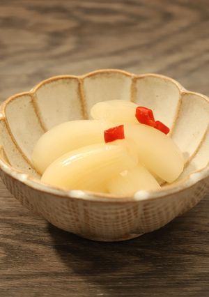 シャキシャキ！らっきょうの甘酢漬け-レシピのメイン写真