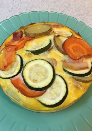 ズッキーニのスパニッシュオムレツ-レシピのメイン写真