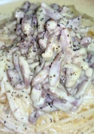 わさび味覇パスタ。(笑)-レシピのメイン写真
