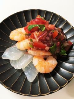 セビッチェ(メキシカン魚介のマリネ)-レシピのメイン写真
