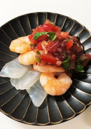 セビッチェ(メキシカン魚介のマリネ)-レシピのメイン写真