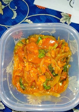 トマト缶を使わない♪塩サバのトマト煮-レシピのメイン写真