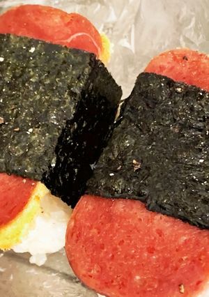 クラブ終わりに！簡単スパムチーズおにぎり-レシピのメイン写真