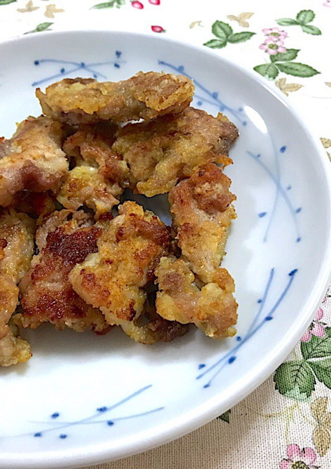豚コマのパン粉焼カレー風味-レシピのメイン写真