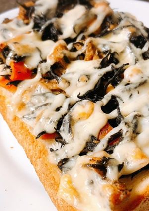【ひじき煮トースト】美味しくリメイク♪-レシピのメイン写真