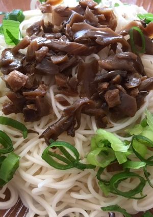 免疫力アップ♡舞茸時雨のっけ素麺-レシピのメイン写真