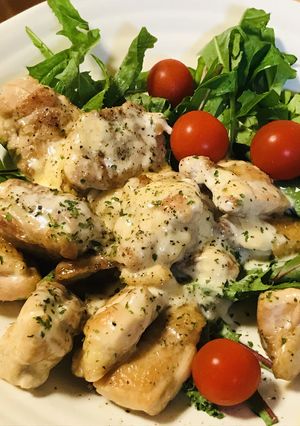 鶏もも肉のマスカルポーネチーズソース焼き-レシピのメイン写真