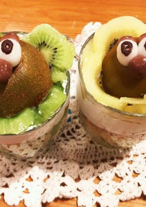 キウイブラザーズの白玉パフェ☆-レシピのメイン写真