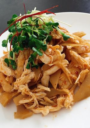 ささみとメンマのピリ辛麻辣！レンジで簡単-レシピのメイン写真