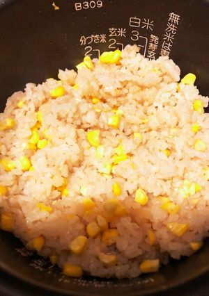 とうもろこしご飯バター醤油味-レシピのメイン写真