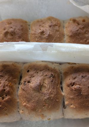 はちみつとクルミの減塩食パン-レシピのメイン写真