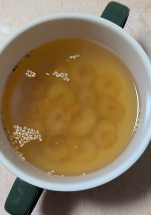 簡単★冷凍むきえびで!エビのスープ-レシピのメイン写真