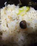 簡単美味・帆立貝ヒモの炊き込みご飯
