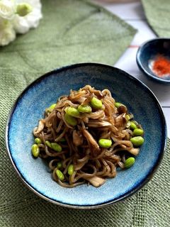 糸こんにゃくと舞茸のすき焼き風炒め煮-レシピのメイン写真