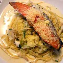 รูปของ ♡鮭ロースト～クリームパスタ♡