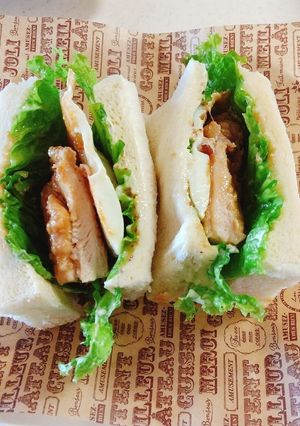 照り焼きチキンのサンドイッチ☆-レシピのメイン写真
