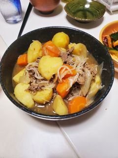 ゴロッと野菜の簡単肉じゃが♪-レシピのメイン写真