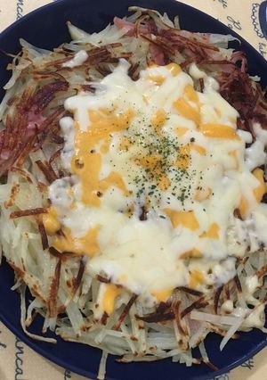 千切りポテトのチーズガレット-レシピのメイン写真