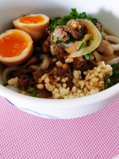 冷やし肉ぶっかけうどん-レシピのメイン写真