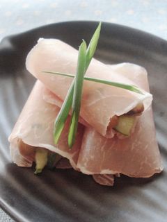 生ハムdeくるりん♪おつまみ-レシピのメイン写真
