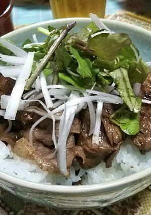 秋田錦牛の焼き肉丼-レシピのメイン写真