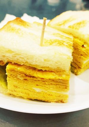 だし巻きたまごサンド-レシピのメイン写真