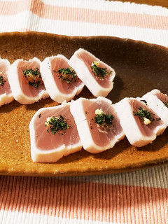 マグロの塩とシソのお刺身-レシピのメイン写真
