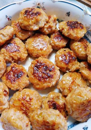 お弁当用の鶏のつくね-レシピのメイン写真