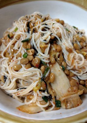 そうめんまぜそば-レシピのメイン写真