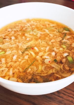 旨辛肉みそつけ素麺(覚書)-レシピのメイン写真