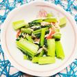 簡単すぎる江戸菜とツナの和え物
