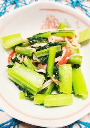 簡単すぎる江戸菜とツナの和え物-レシピのメイン写真