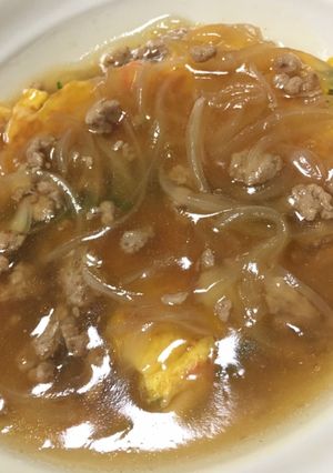 ふんわり卵にあんたっぷり　かに玉あんかけ-レシピのメイン写真