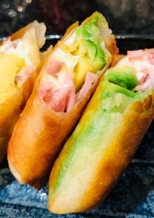 アボカドとハムとクリームチーズの春巻き＊-レシピのメイン写真