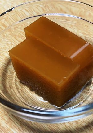 ビワを大量消費　ビワ羊羹-レシピのメイン写真