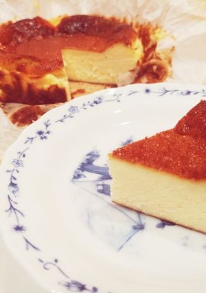 簡単!濃厚♪バスクチーズケーキ♡-レシピのメイン写真
