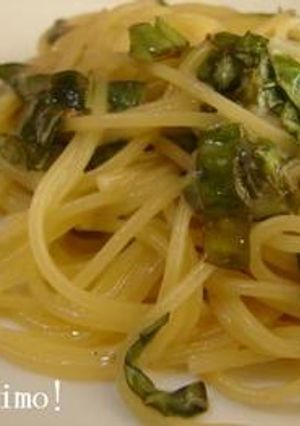 チーズとバジルの シンプル パスタ-レシピのメイン写真
