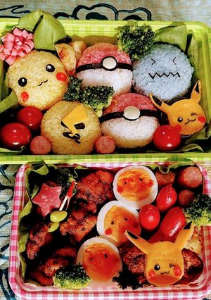 行楽弁当☆ポケモンキャラ弁-レシピのメイン写真