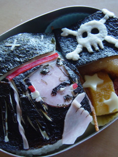 キャラ弁 カリブの海賊☆ジャックスパロウ-レシピのメイン写真