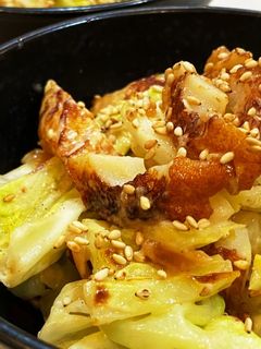 竹輪の梅マヨ炒め-レシピのメイン写真