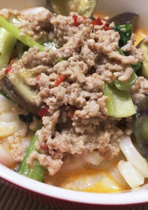 豆乳坦々麺 具沢山*うどん-レシピのメイン写真