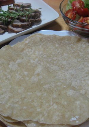 米粉と全粒粉のトルティーヤ-レシピのメイン写真