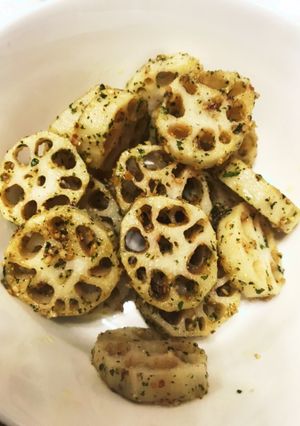 子供も食べる!蓮根のジェノバソース炒め-レシピのメイン写真