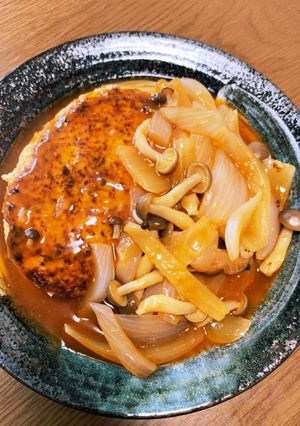 餃子リメイク♪ハンバーグ-レシピのメイン写真