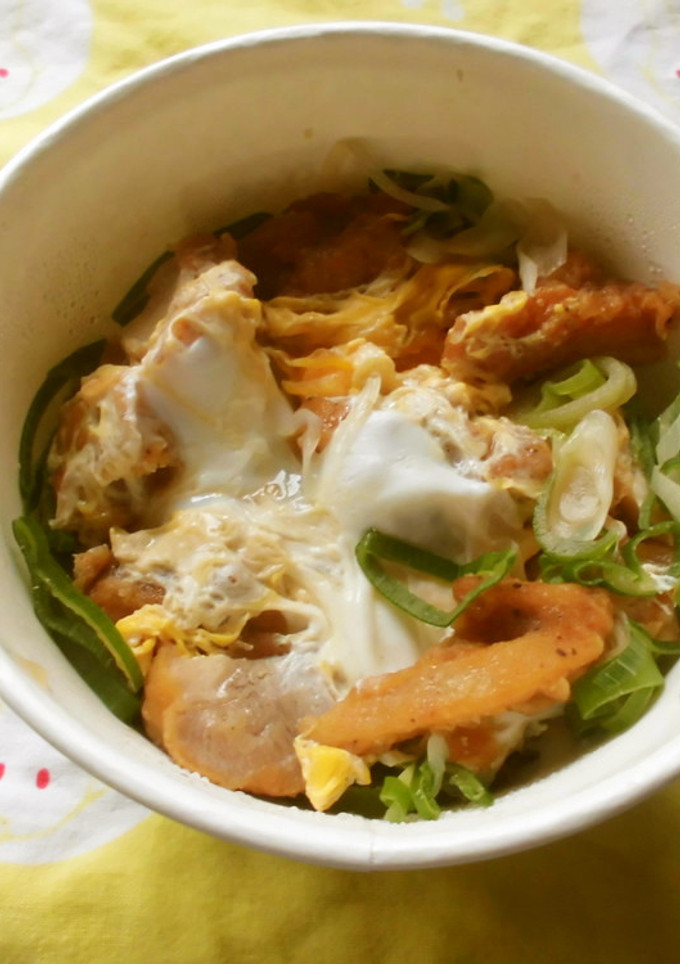 冷凍から揚げで簡単！から揚げとじ丼♪-レシピのメイン写真