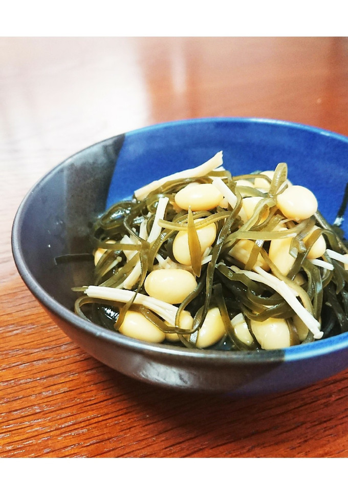 大豆と昆布とえのきの煮物-レシピのメイン写真