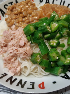 ねばねばお素麺-レシピのメイン写真