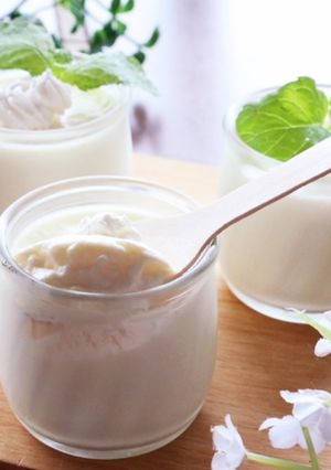 とろける美味しさ♡白いレアチーズプリン-レシピのメイン写真